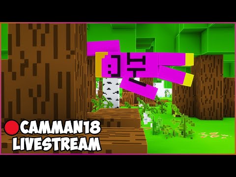 Minecraft, but I'm SIDEWAYS camman18 Full Twitch VOD