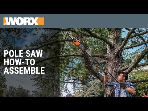 8.0 Amp 10" Electric Pole Saw WG309 | How to Assemble