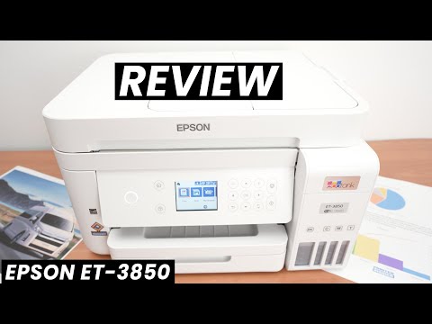 Review Of the Epson EcoTank ET-3850 Printer : Pros and Cons