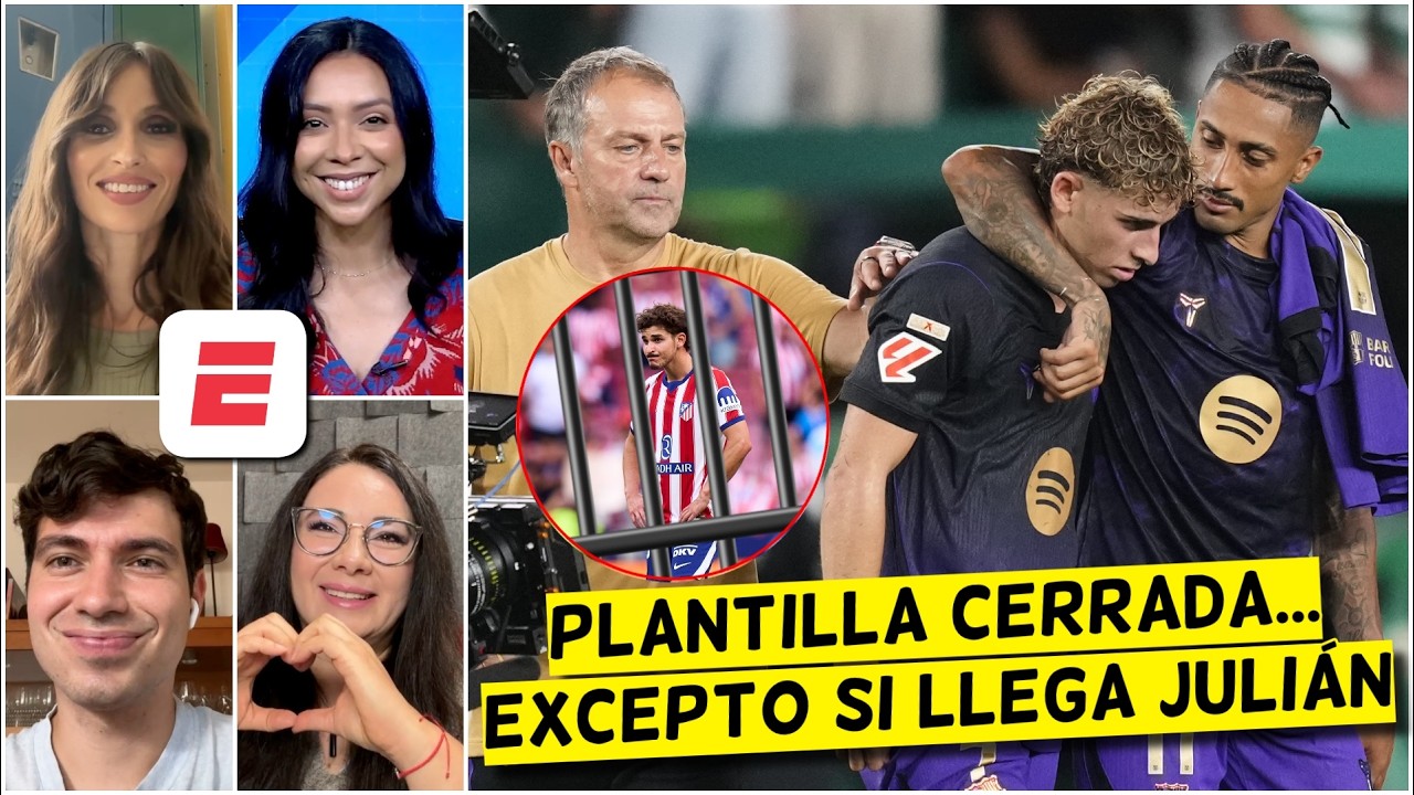 BARCELONA LO TIENE CLARO, NO VAN A FICHAR ningún 9 si no llega JULIÁN ÁLVAREZ | Exclusivos