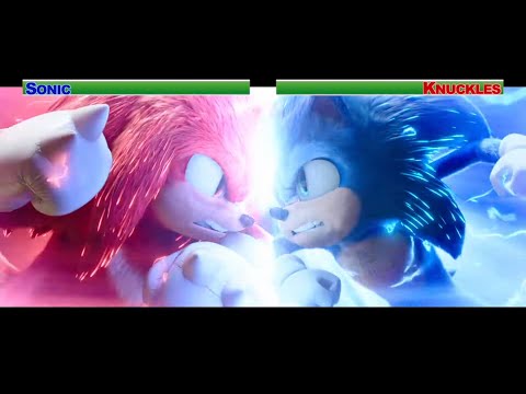 Sonic vs Knuckles...with healthbars (Patreon Request)