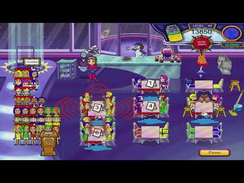 Diner Dash 3: Flo on the Go Walkthrough - Level #44 - Rocket - Milky Way Creme Brulee