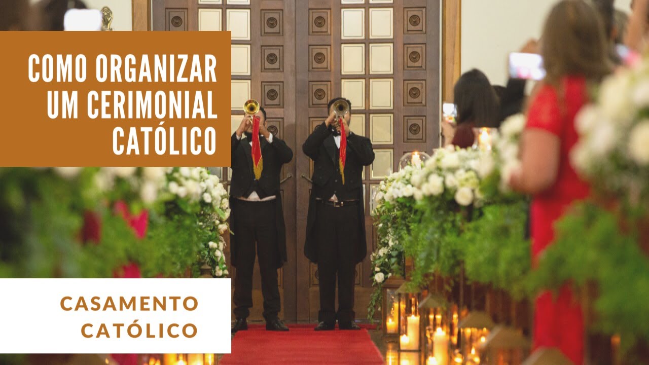 Como organizar um cerimonial de casamento católico