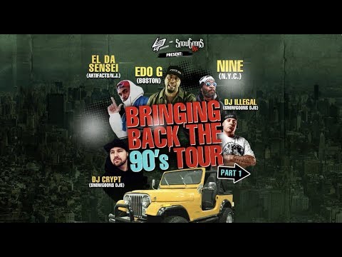 Bringing Back The 90s Tour w/ Nine, Edo G, El Da Sensei & Snowgoons DJs