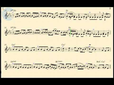 Flugelhorn - Baby I - Ariana Grande - Sheet Music, Chords, & Vocals