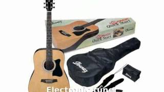 Video thumbnail for Ibanez JamPack IJV50 Quickstart Dreadnought Acoustic Guitar Pack Natural by marolanca