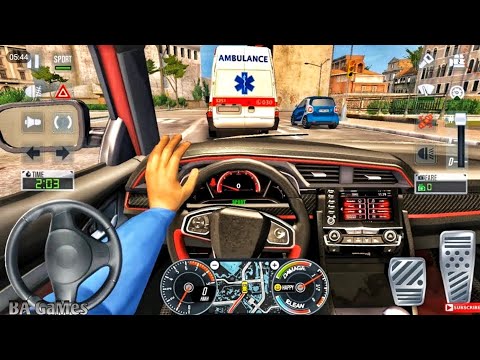 Taxi Sim 2020 New Car Unlocked🚖🙈 [Episode 6] #1 Interior POV Drive Honda Civic - Car Games