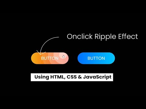 Button Ripple Effect Using Html Css Javascript