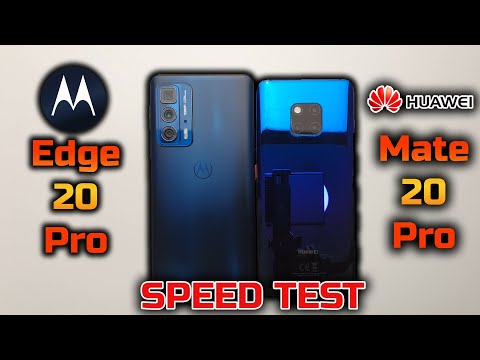 MOTOROLA EDGE 20 PRO VS HUAWEI MATE 20 PRO SPEED TEST
