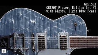 Video thumbnail for GRETSCH G6129T Players Edition Jet FT with Bigsby, Light Blue Pearl by Player