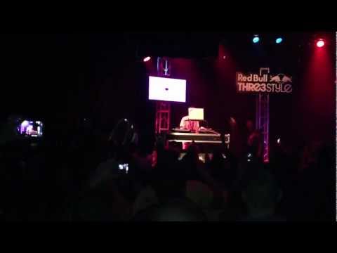 Dj J Espinosa Set at Redbull Thre3style in San Francisco 2013