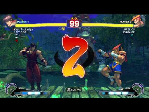 Kiryu Tsukimiya [Guy] vs URELICS [Adon] SSF4 Japanese Online Ranked Matches - TRUE-HD