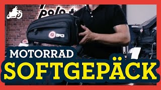 Motorrad Softgepäck: Gepäcksysteme und Befestigungsmöglichkeiten