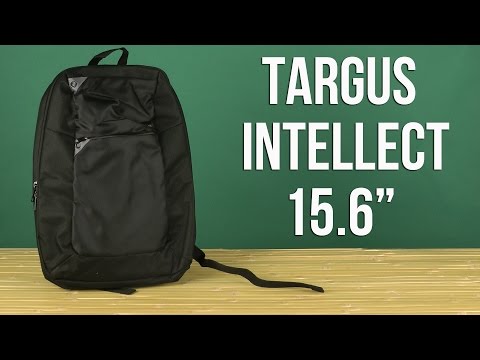TARGUS INTELLECT 15.6" nešiojamojo kompiuterio KUPRINĖ Juodas video