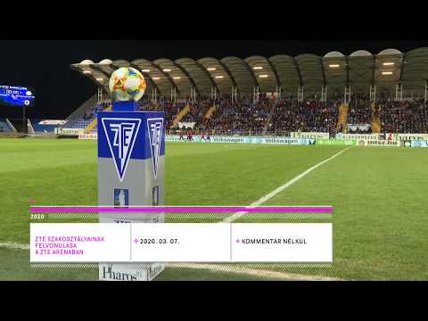 ZTE szakosztályainak felvonulása a ZTE Arénában - Kommentár nélkül 2020-09-07