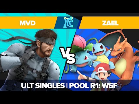 MVD vs zael - Ultimate Singles R1 Pools: WSF - Low Tide City | Snake vs Pokemon Trainer