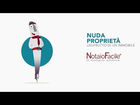 Notaio: Nuda proprietà e Usufrutto