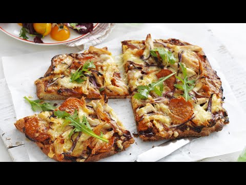 BBQ Chicken and Sweet Potato Pizza