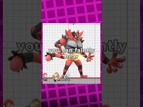 Incineroar's quiet audio detail
