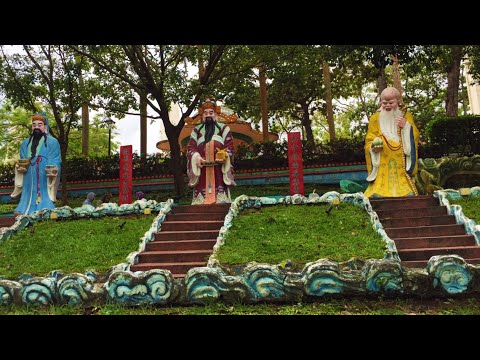 AS TRÊS DEUSAS -(FU LU SHOU) FELICIDADE, PROSPERIDADE, LONGEVIDADE | HAW PAR VILLA