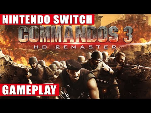 Commandos 3 - HD Remaster Nintendo Switch Gameplay