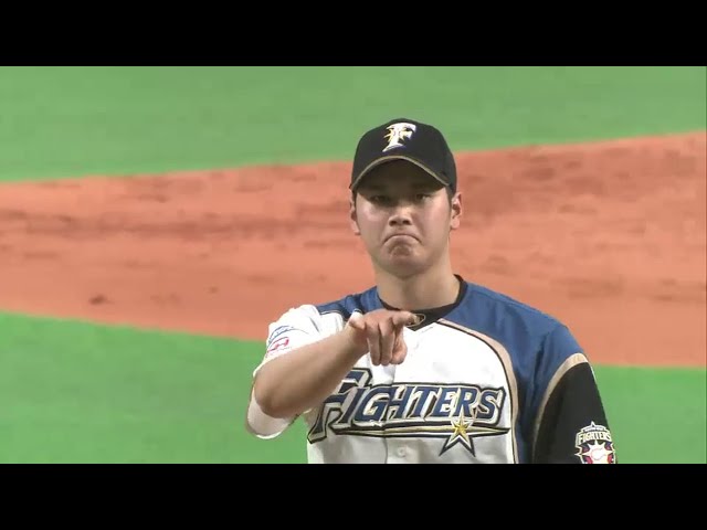 5回表 ファイターズ・大谷 早くも10奪三振!! 今季2度目の2ケタ奪三振!! 2014/6/4 F-C