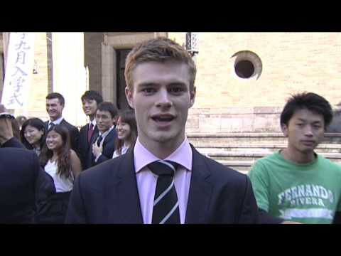 Message from New Students at 2014 Fall Entrance Ceremonies: part 8