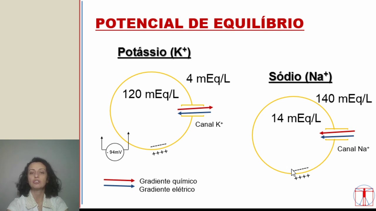 Fisiologia Geral (Potencial de Membrana, Potencial de repouso e Potencial de equilíbrio)