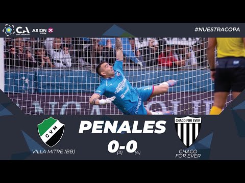 La definición por penales. Villa Mitre 0 (3) - Chaco For Ever 0 (4). Octavos. Undécima edición