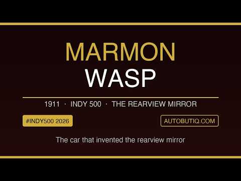 Thumbnail for The Car that invented the Rearview Mirror / Marmom Wasp / #Indy500 2026 by Car