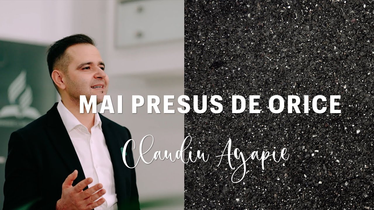 Mai presus de orice - Claudiu Agapie [Official Lyrics Video]