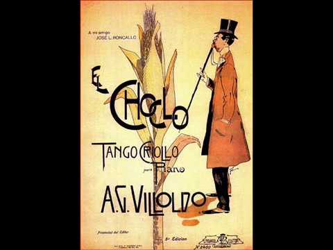 Angel Villoldo con guitarra -  EL CHOCLO  - 1912  ( letra original )