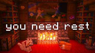 why aren't you sleeping yet?.. (minecraft music, rain & fire)