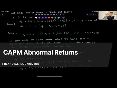 CAPM Abnormal Returns