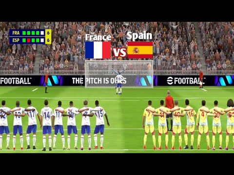 👉France vs Spain full penalty shootout⚽|🔥FRA vs ESP HIGHLIGHTS