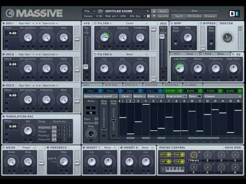 Ni - Massive - Tutorial - Experimental Bassline