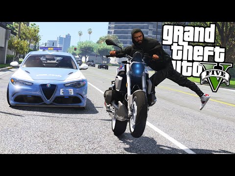 Marshal, you can't catch us (BMW R1250 ROBBERY) | GTA 5 Gangster Life Mod (7) #87