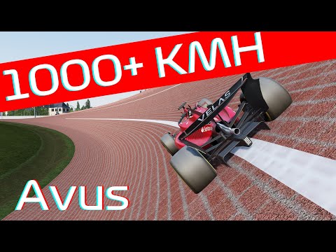 F1 but with 4x Power and no Drag | Avus in Under 90 Seconds