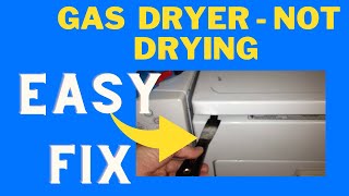 Gas Dryer Not Drying - Easy DIY Repair