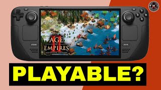 Steam Deck - Age of Empires 2 First Impressions - Is is Playable?