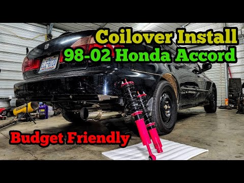 Project Daily Driver CHEAP Honda Accord Budget Coilover Install! | One Of My Favorite Modifications