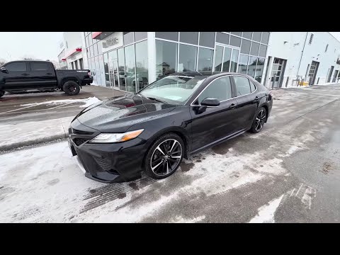 2018 Toyota Camry in Black for sale at North London Toyota in London, ON