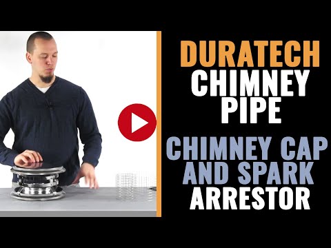 DuraTech Chimney Pipe - Chimney Cap and Spark Arrestor