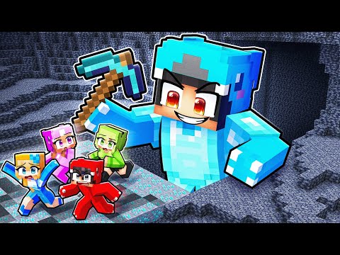 Minecraft but Omz Mines 1,000,000 Diamonds!