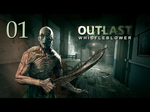 ZAGRAJMY W OUTLAST WHISTLEBLOWER (DLC) 1080p (PC) #1 - PODZIEMNE LABORATORIUM , SZPITAL
