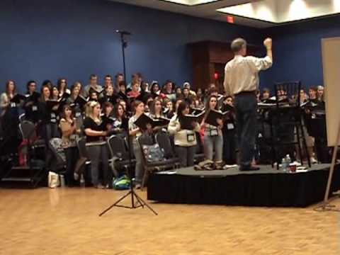 Buccinate in neomenia tuba - 2010 TMEA Texas All-State Mixed Choir Rehearsal