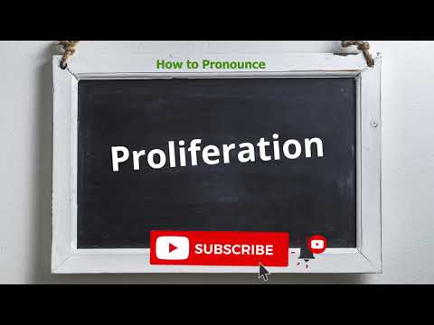 Proliferation Thesaurus