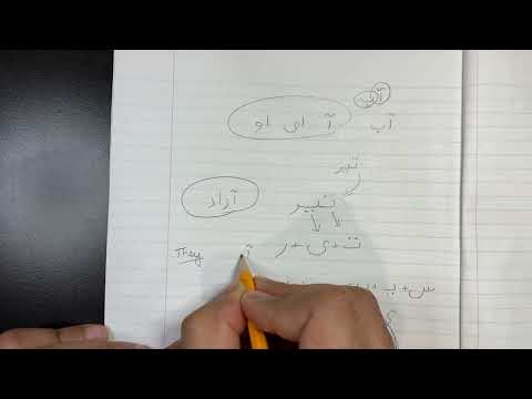Lesson 5 - Word formation in Persian/Farsi (Learn how to write in farsi/persian)