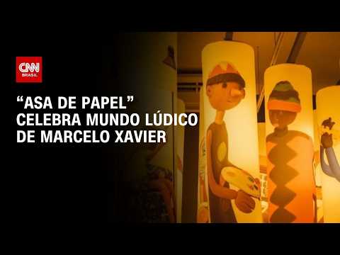 “Asa de Papel”: Exposição imersiva em BH mergulha na obra do autor Marcelo Xavier | CNN PRIME TIME