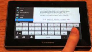 How To Factory Reset the Blackberry Playbook